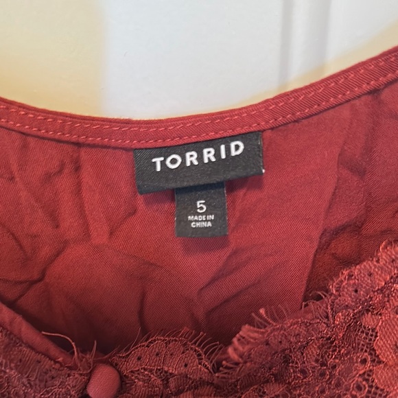 Torrid Red Sleeveless Camisole Top - Picture 2 of 5